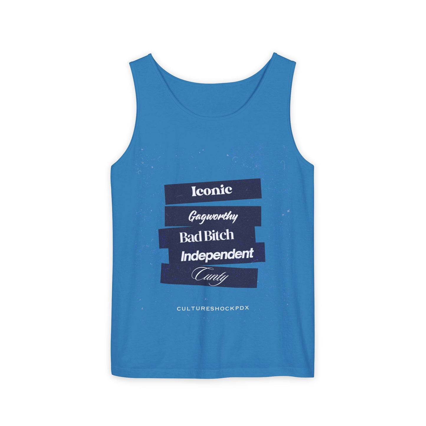 Iconic Unisex Garment-Dyed Tank Top