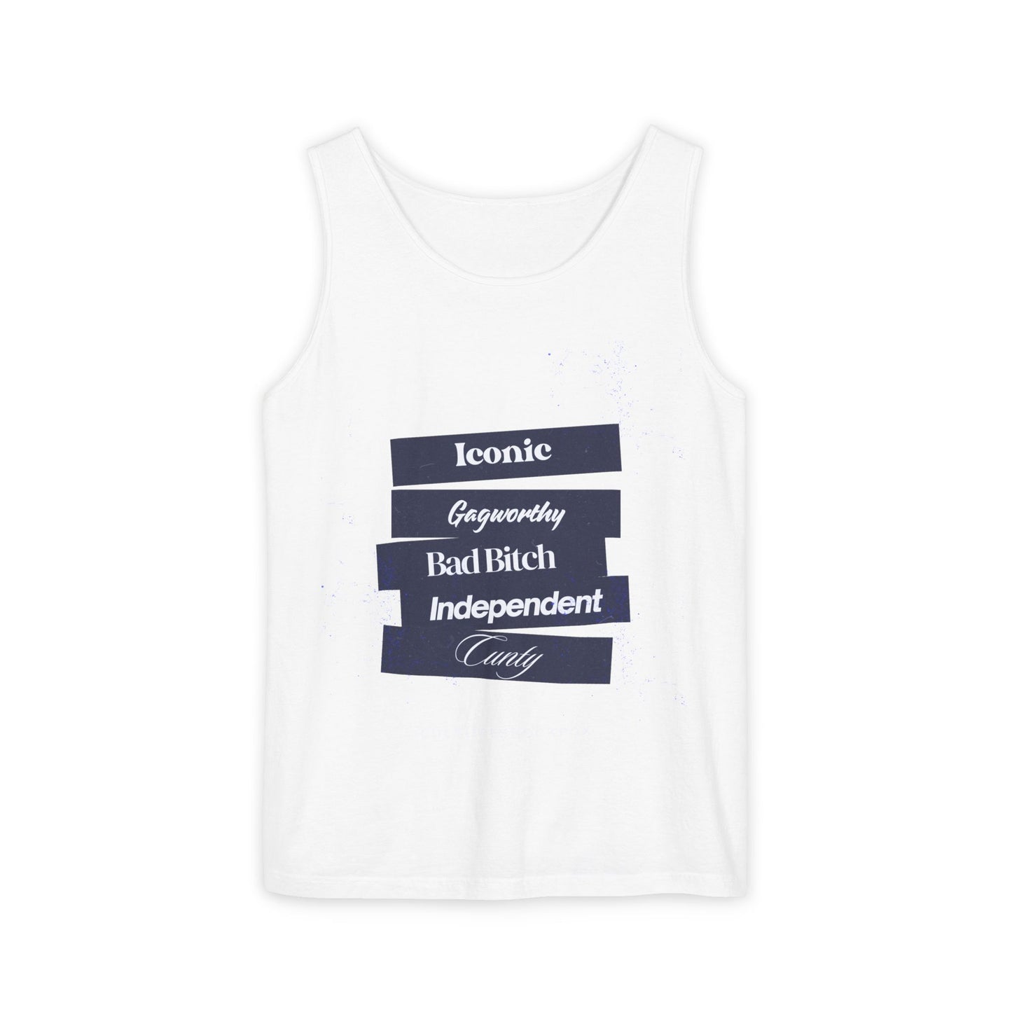 Iconic Unisex Garment-Dyed Tank Top