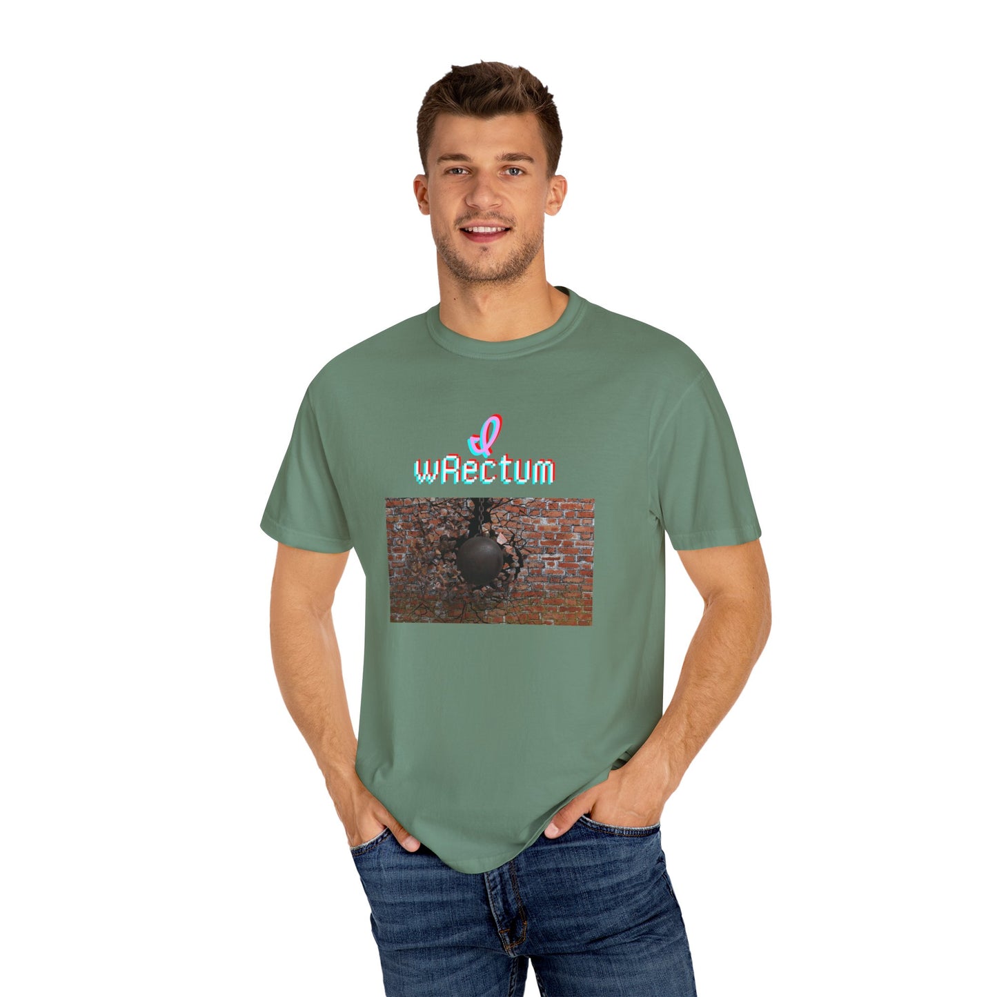 I Wrectum Unisex Garment-Dyed T-shirt