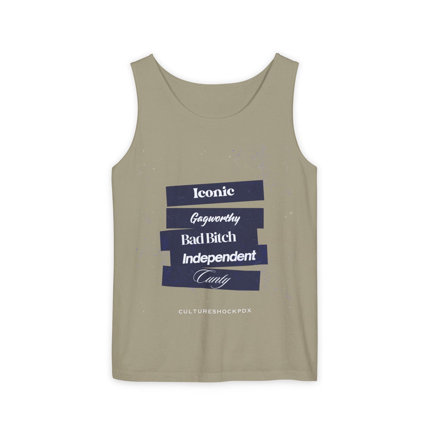Iconic Unisex Garment-Dyed Tank Top