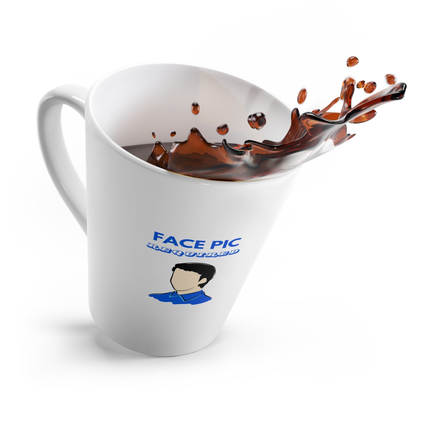Face Pic Required Latte Mug