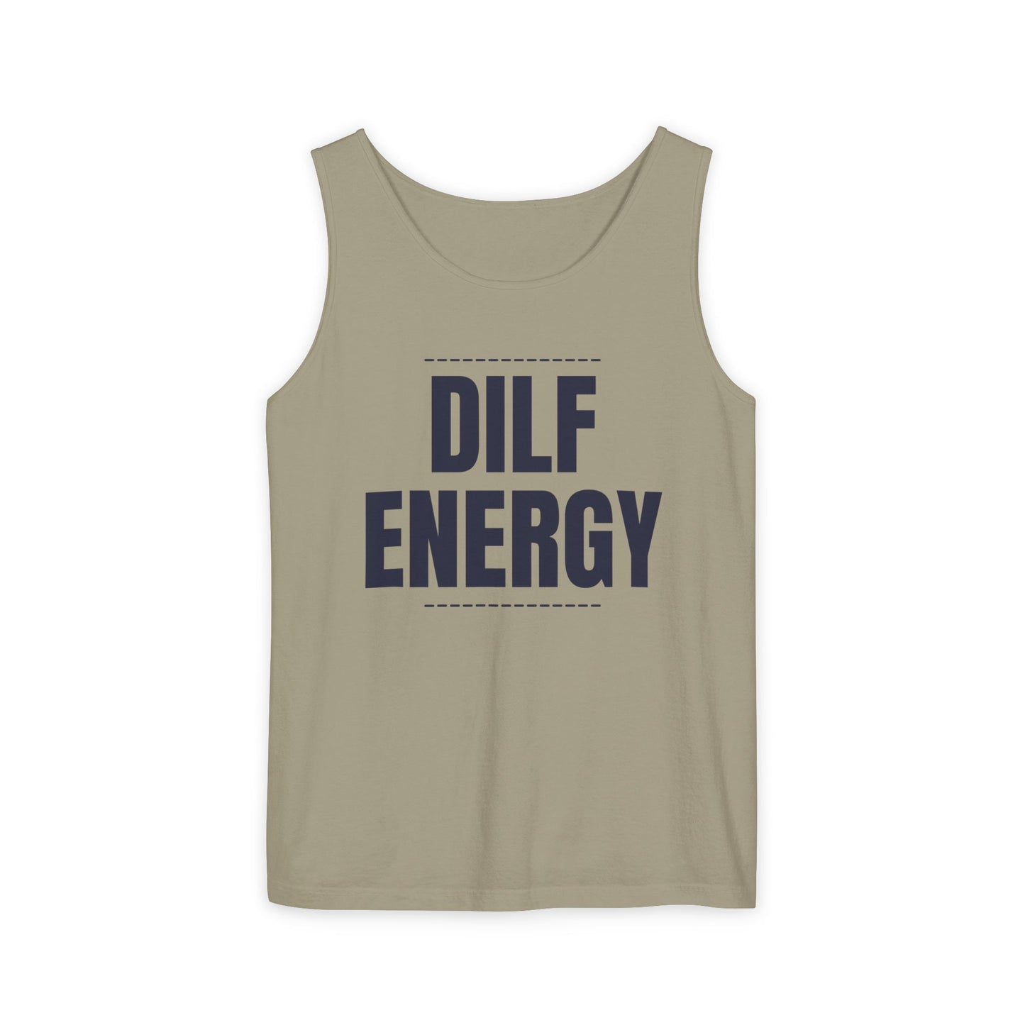 DILF Energy Unisex Garment-Dyed Tank Top