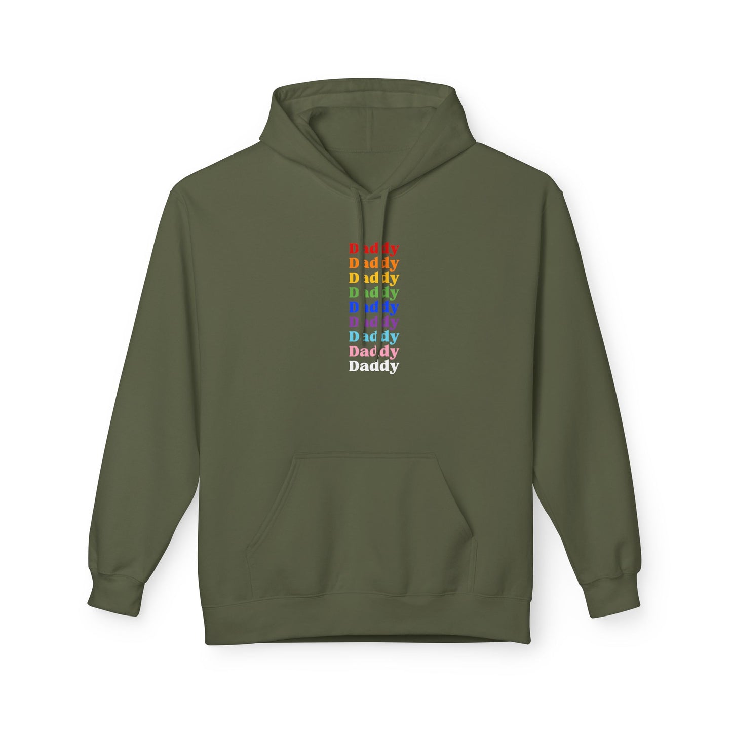Pride Daddy Unisex Midweight Softstyle Fleece Hoodie