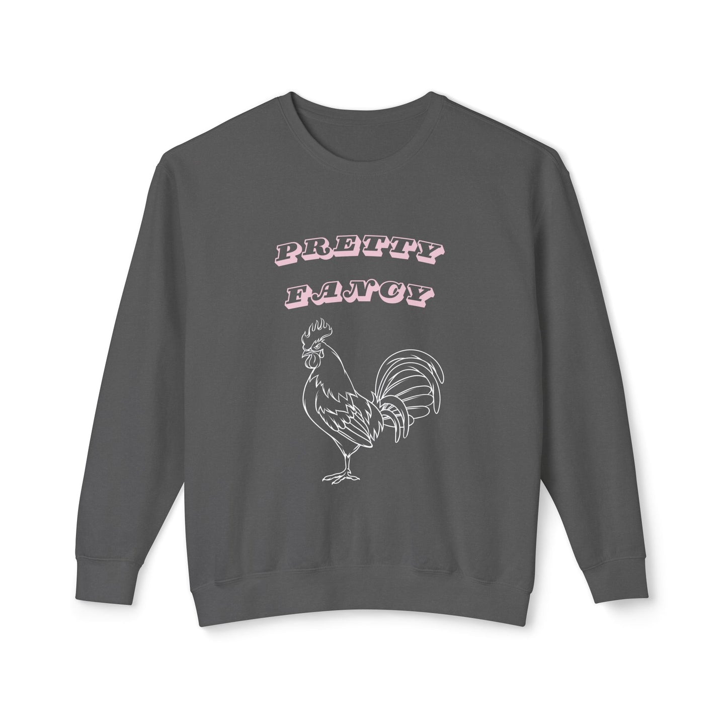 Pretty Fancy Cock Unisex Lightweight Crewneck Sweatshirt