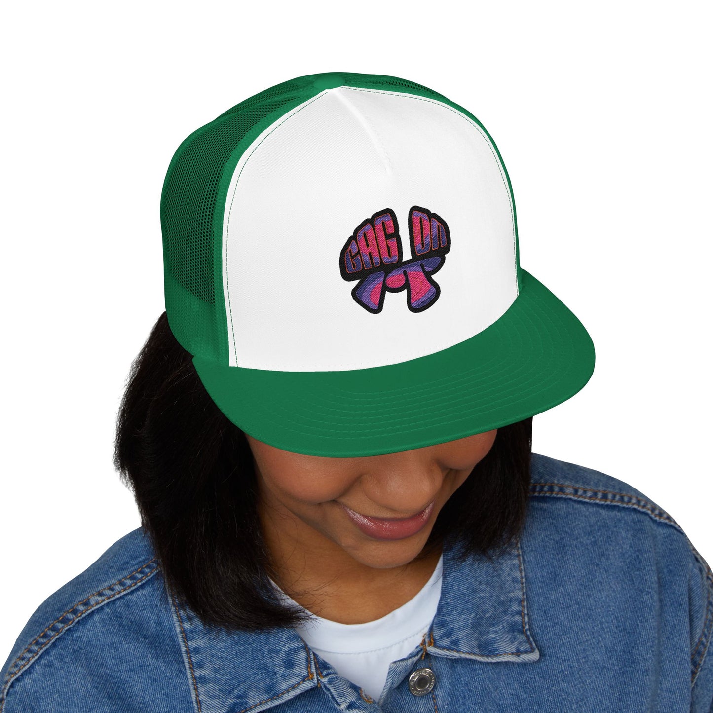 Gag On it 5 Panel Trucker Cap (Embroidery)