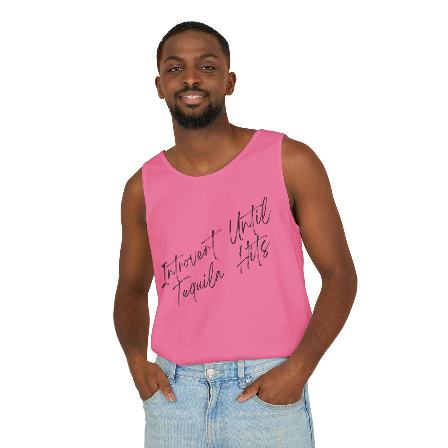 Introvert Until Garment-Dyed Tank Top