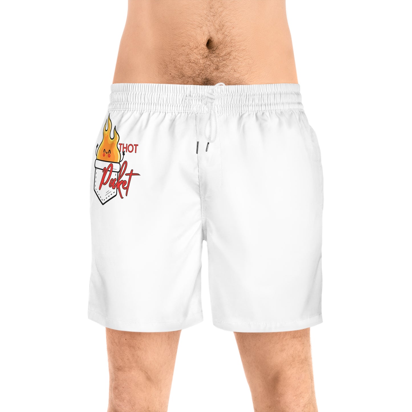 Thot pocket Men's Mid-Length Swim Shorts (AOP)