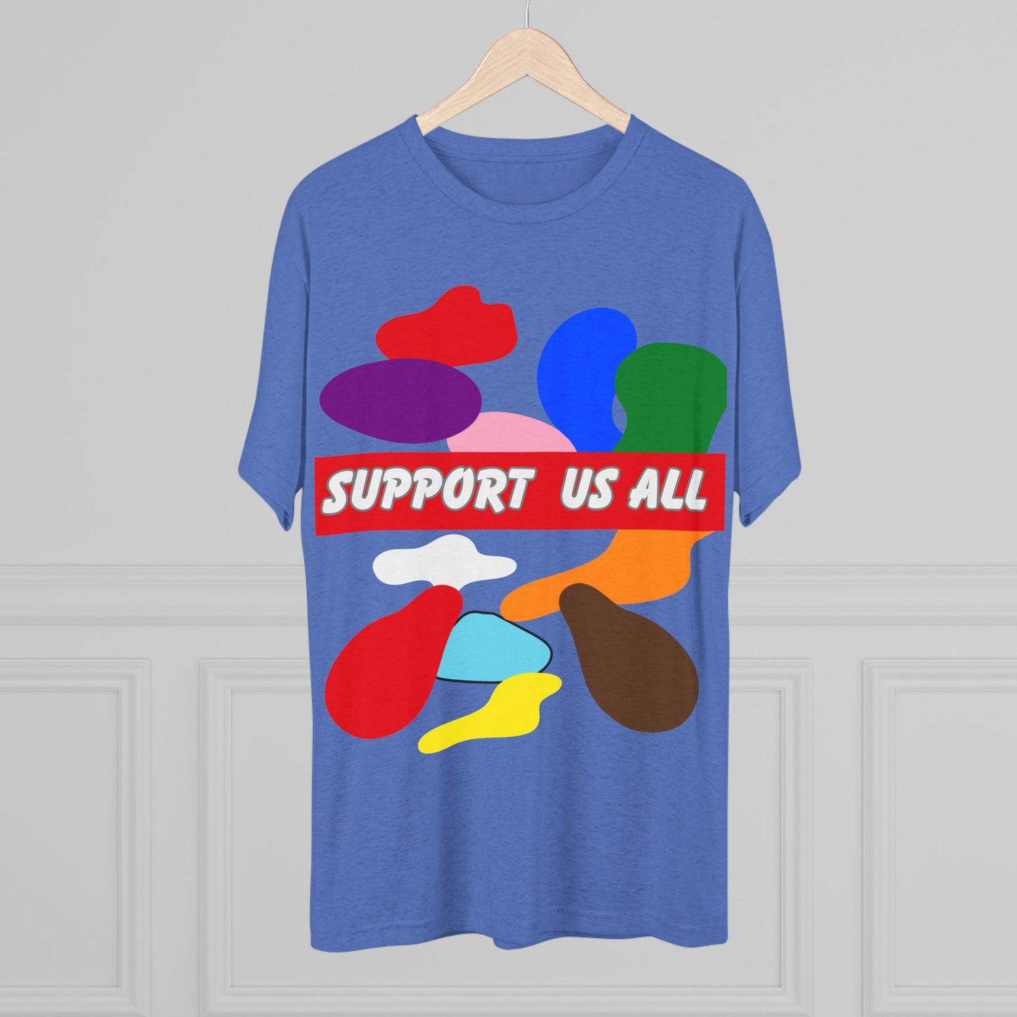 Support us all Unisex Tri-Blend Crew Tee