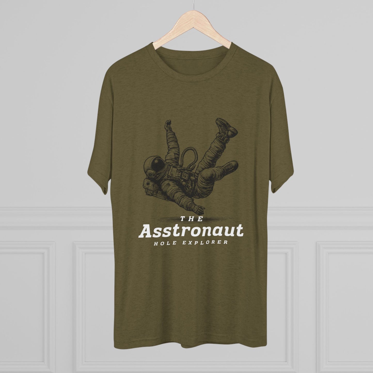 The Asstronaut Unisex Tri-Blend Crew Tee
