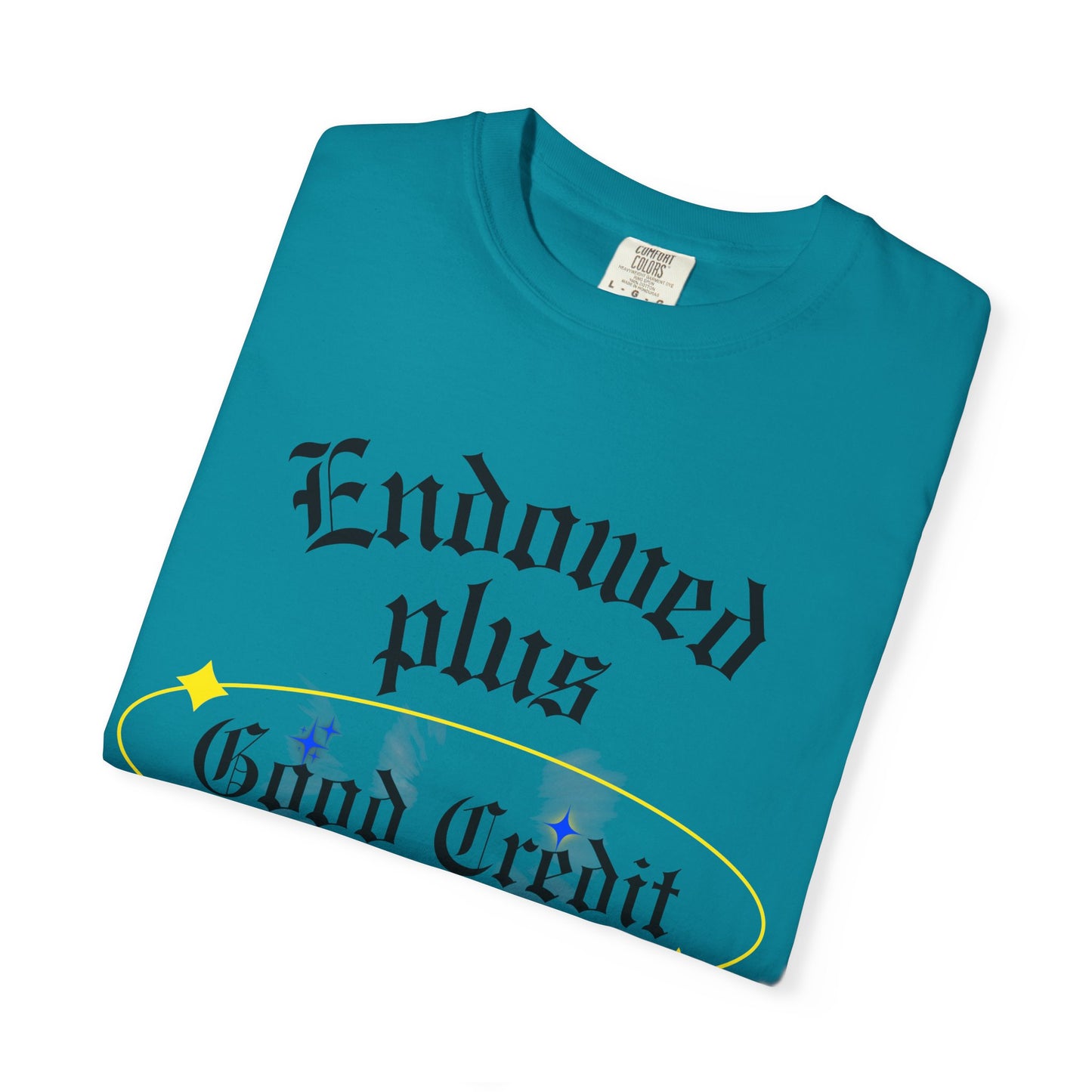 Endowed plus Good Credit Unisex Garment-Dyed T-shirt