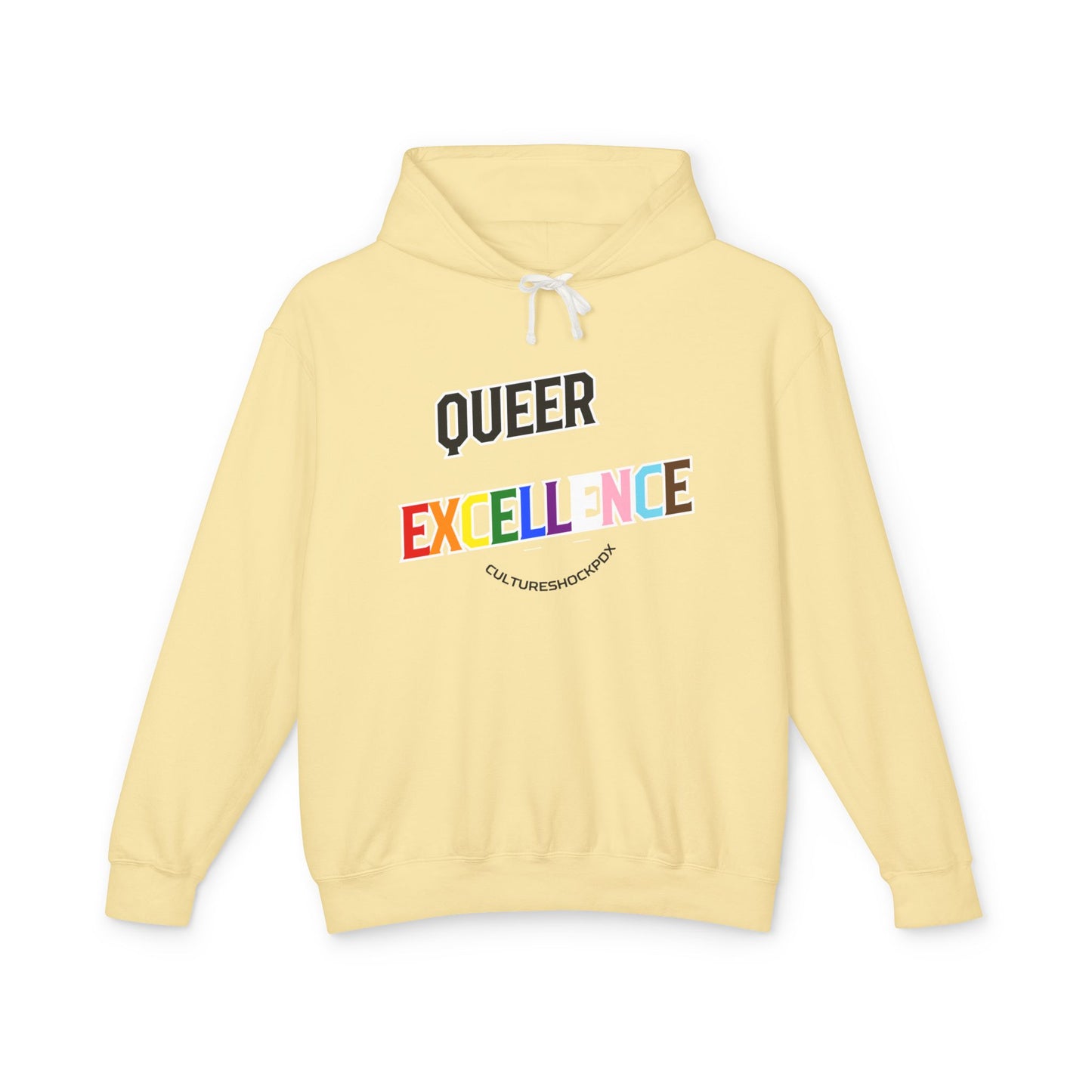 Queer Excellence Unisex Lightweight Hooded Sweatshirt