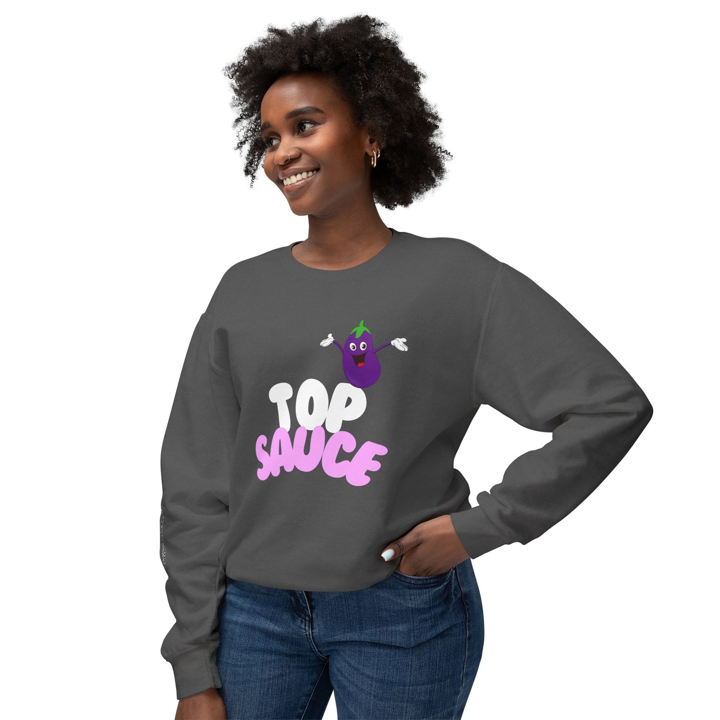Top Sauce Unisex Lightweight Crewneck Sweatshirt