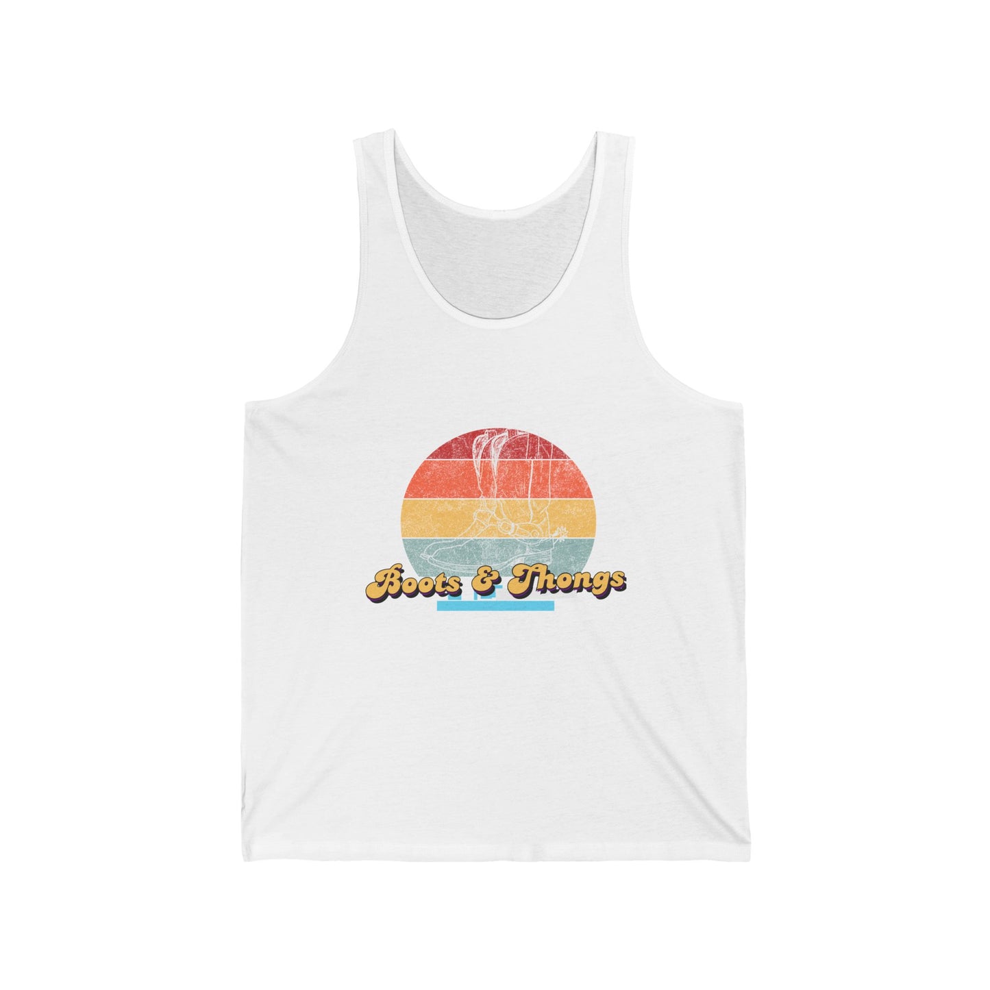 Boots & Thongs Unisex Jersey Tank