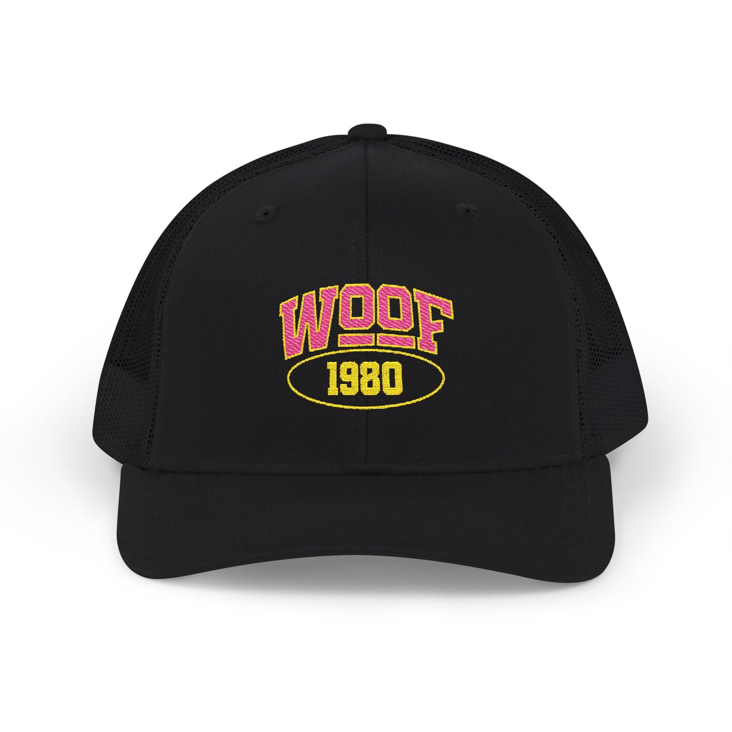 Woof 1980 Snapback Trucker Cap (Embroidery)
