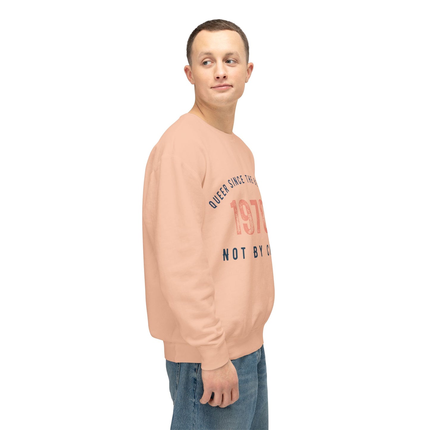Queer 1970`s Unisex Lightweight Crewneck Sweatshirt