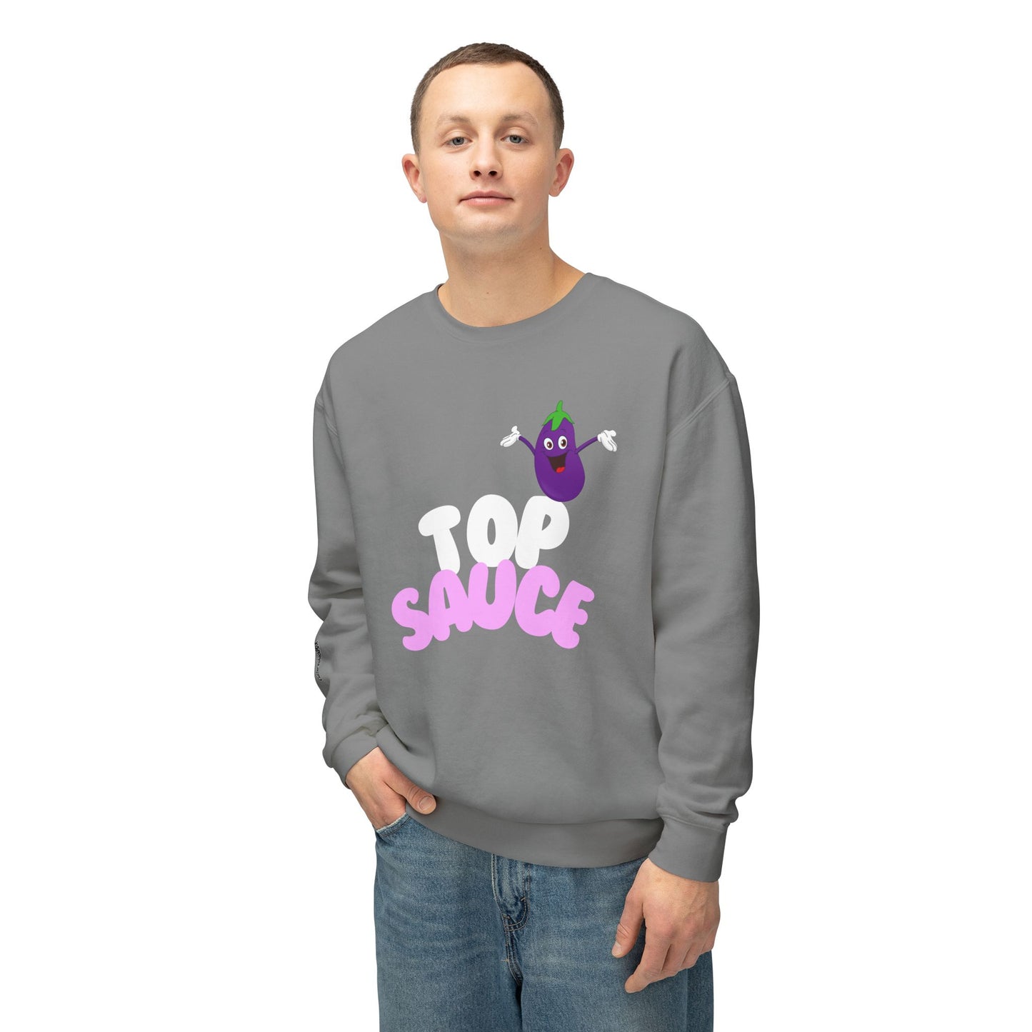 Top Sauce Unisex Lightweight Crewneck Sweatshirt