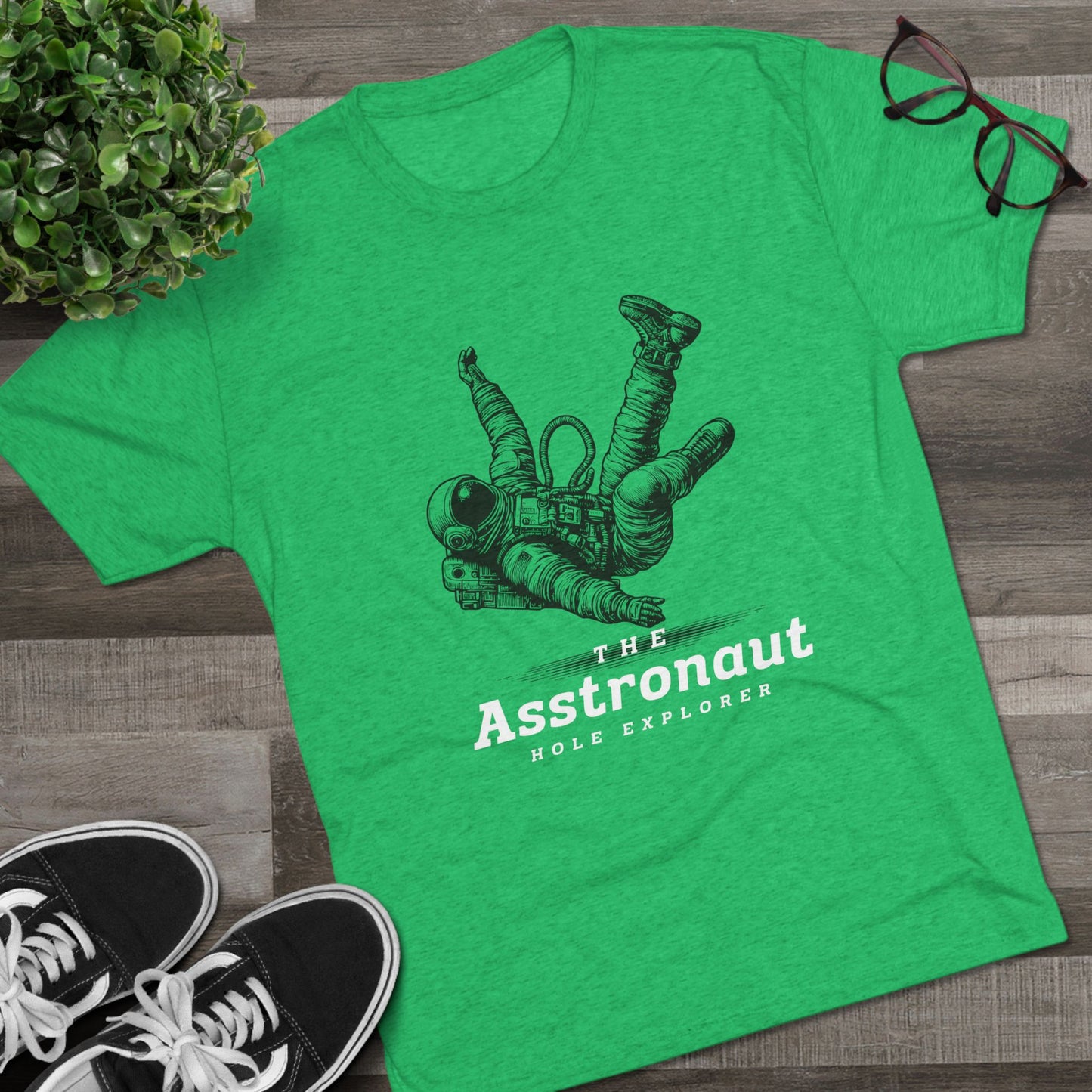 The Asstronaut Unisex Tri-Blend Crew Tee
