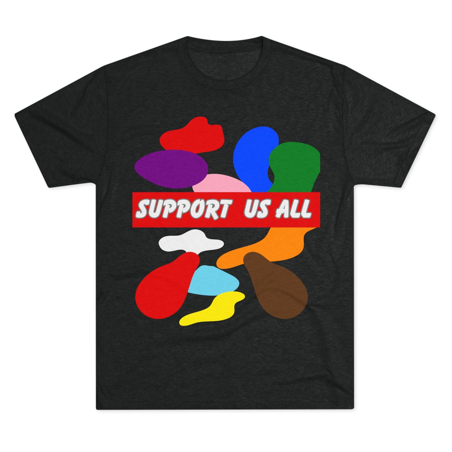 Support us all Unisex Tri-Blend Crew Tee