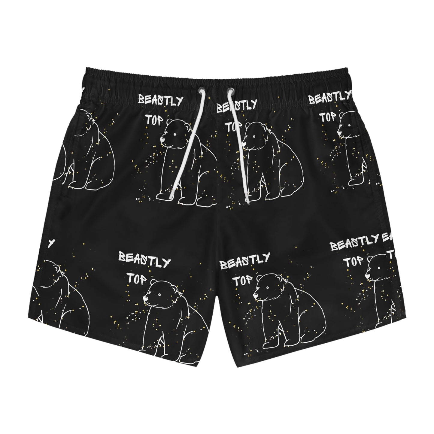 Beastly Top Swim Trunks (AOP)