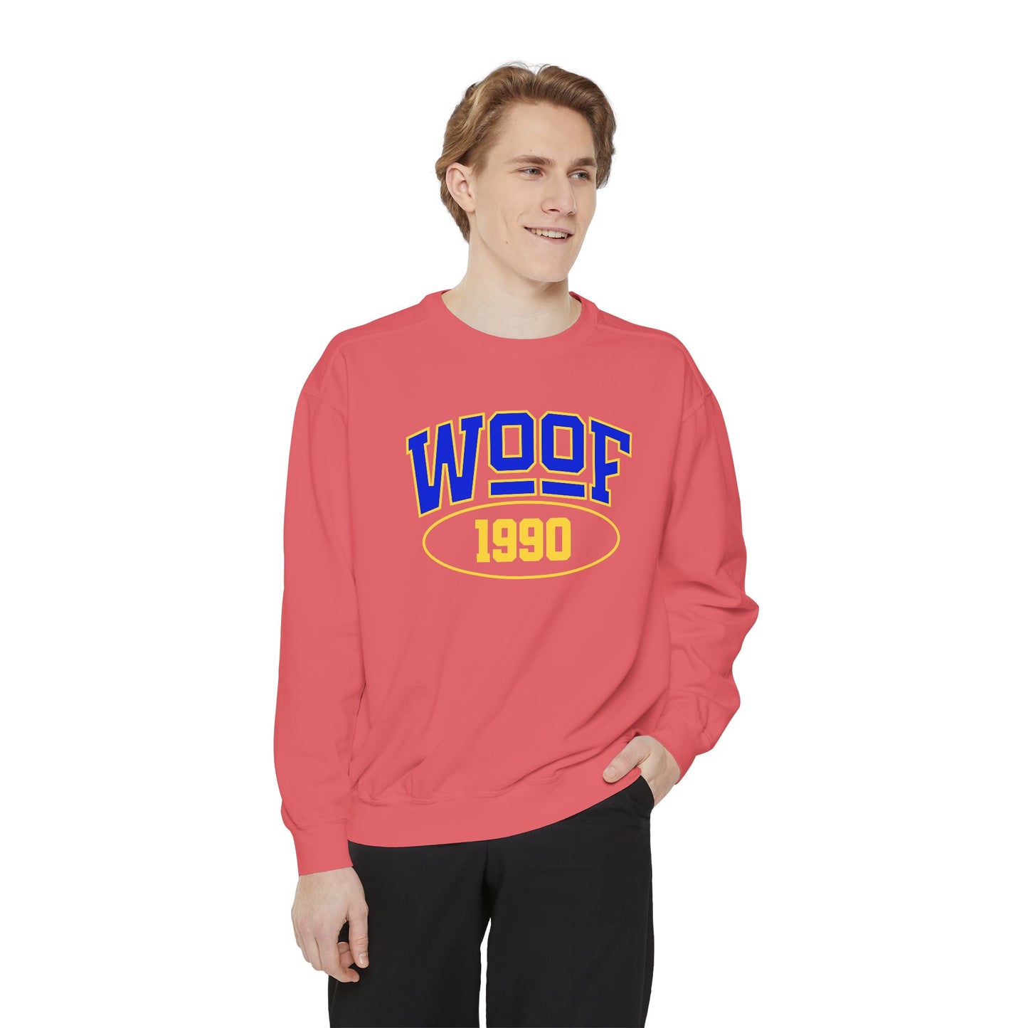 Woof 1990 Unisex Garment-Dyed Sweatshirt