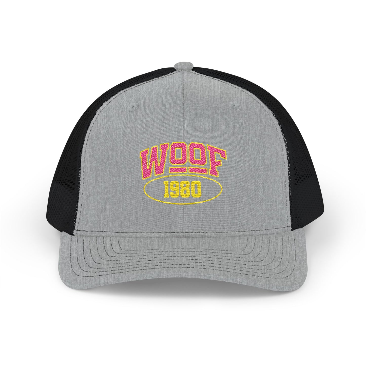 Woof 1980 Snapback Trucker Cap (Embroidery)