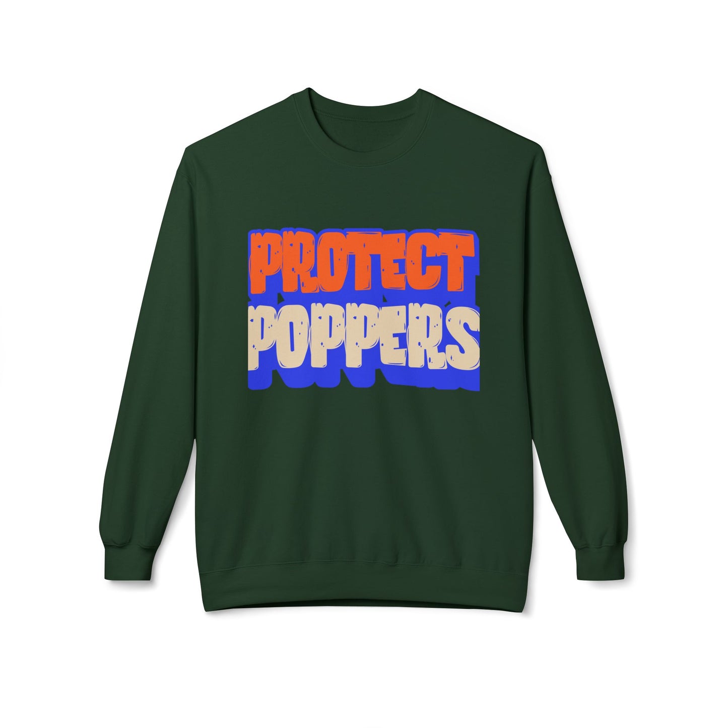 Protect Poppersnisex Midweight Softstyle Fleece Crewneck Sweatshirt
