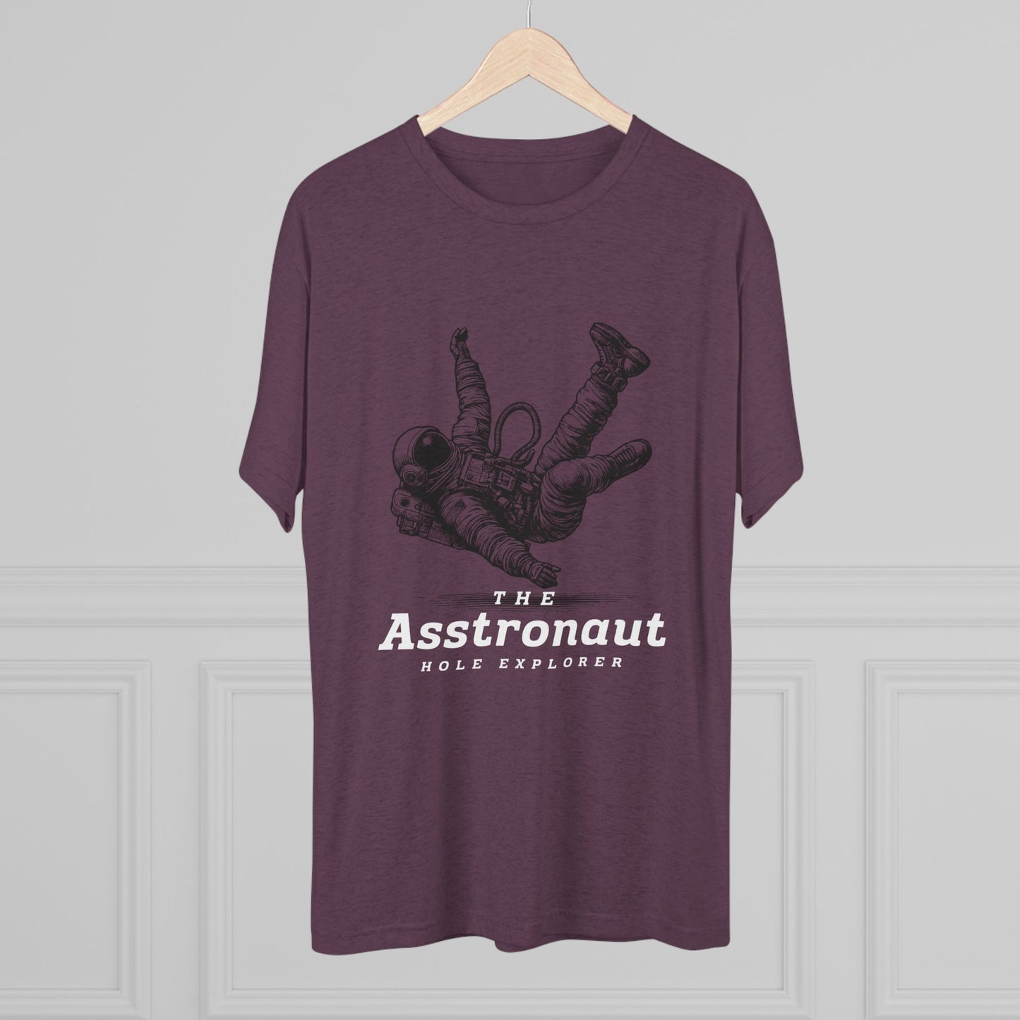 The Asstronaut Unisex Tri-Blend Crew Tee