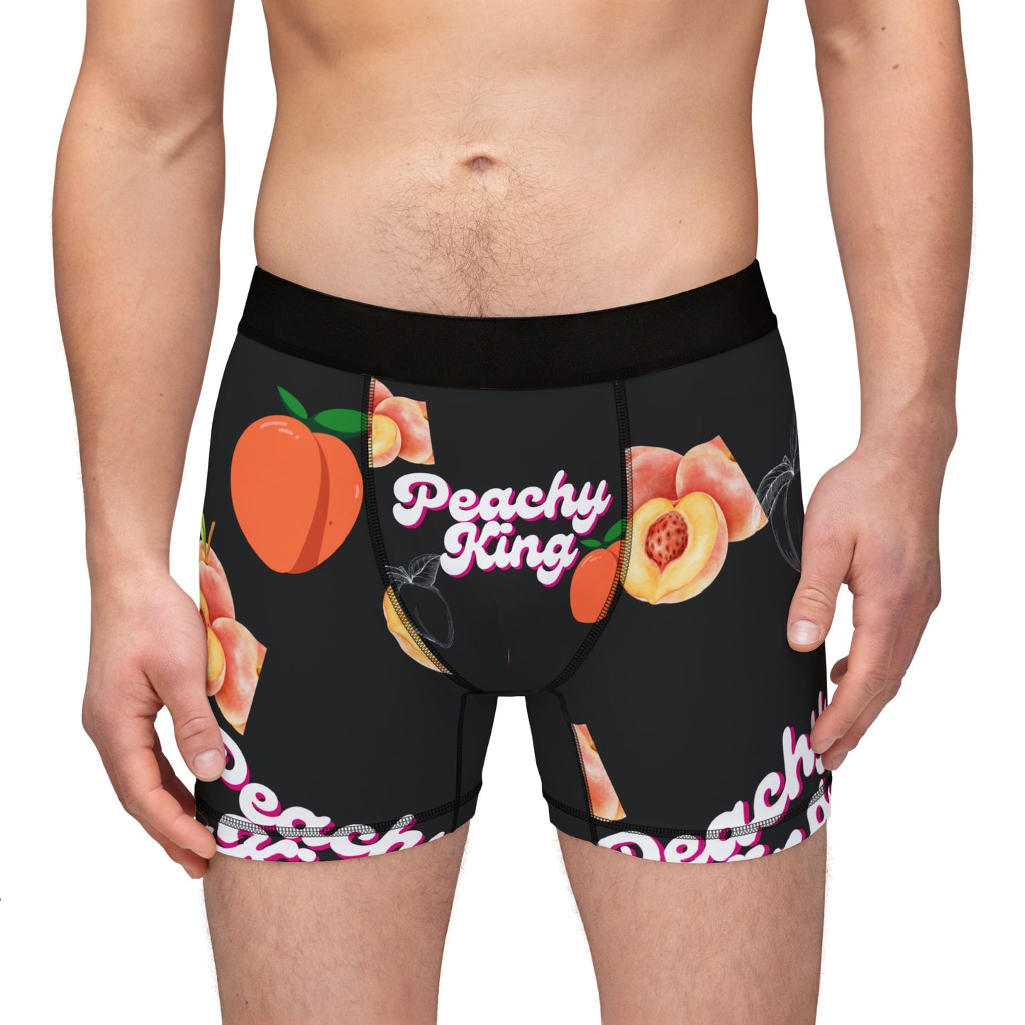 Peachy King Men's Boxers (AOP)