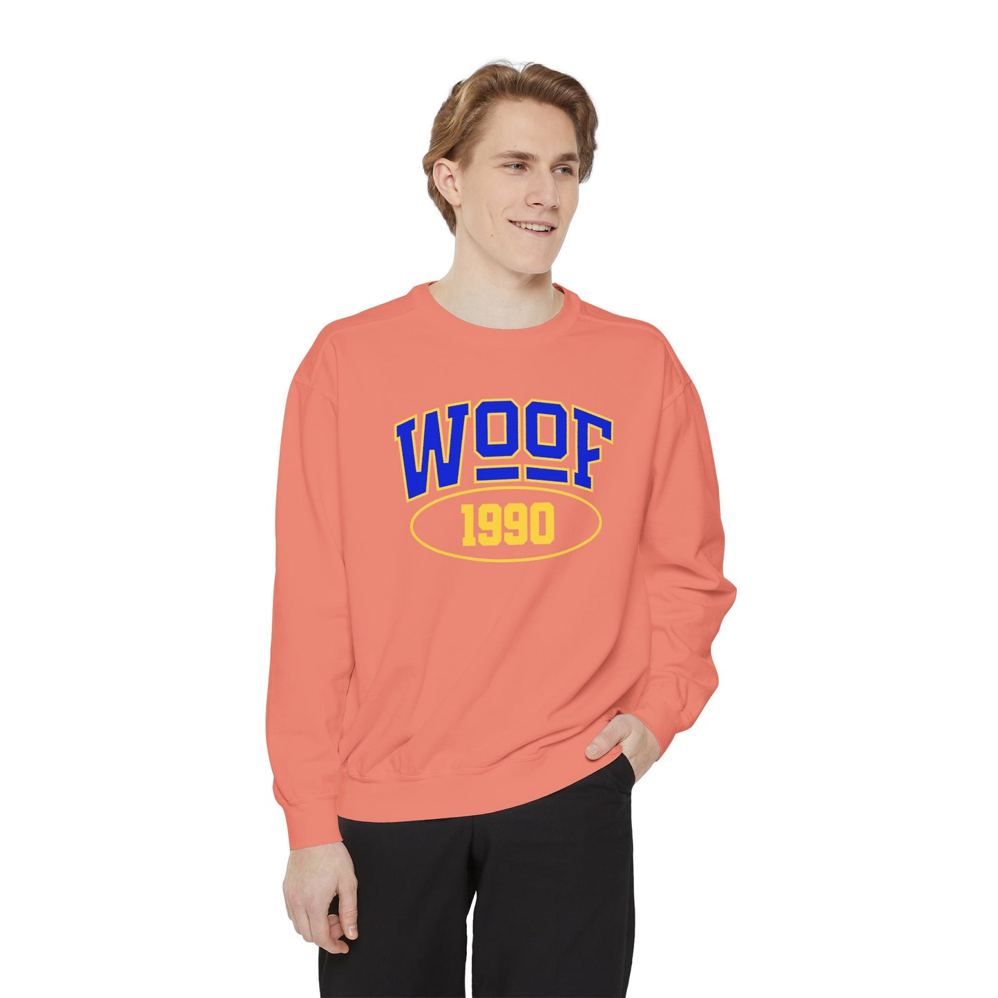 Woof 1990 Unisex Garment-Dyed Sweatshirt