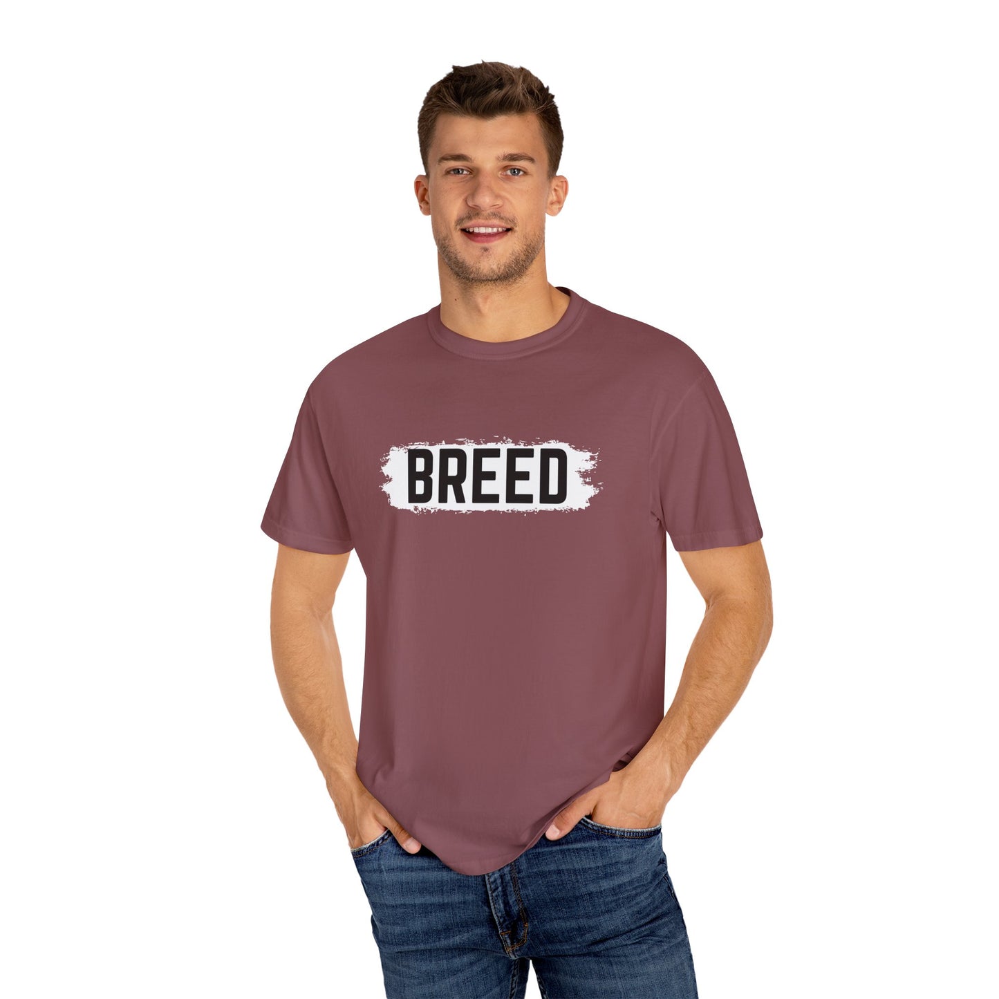 Breed Unisex Garment-Dyed T-shirt