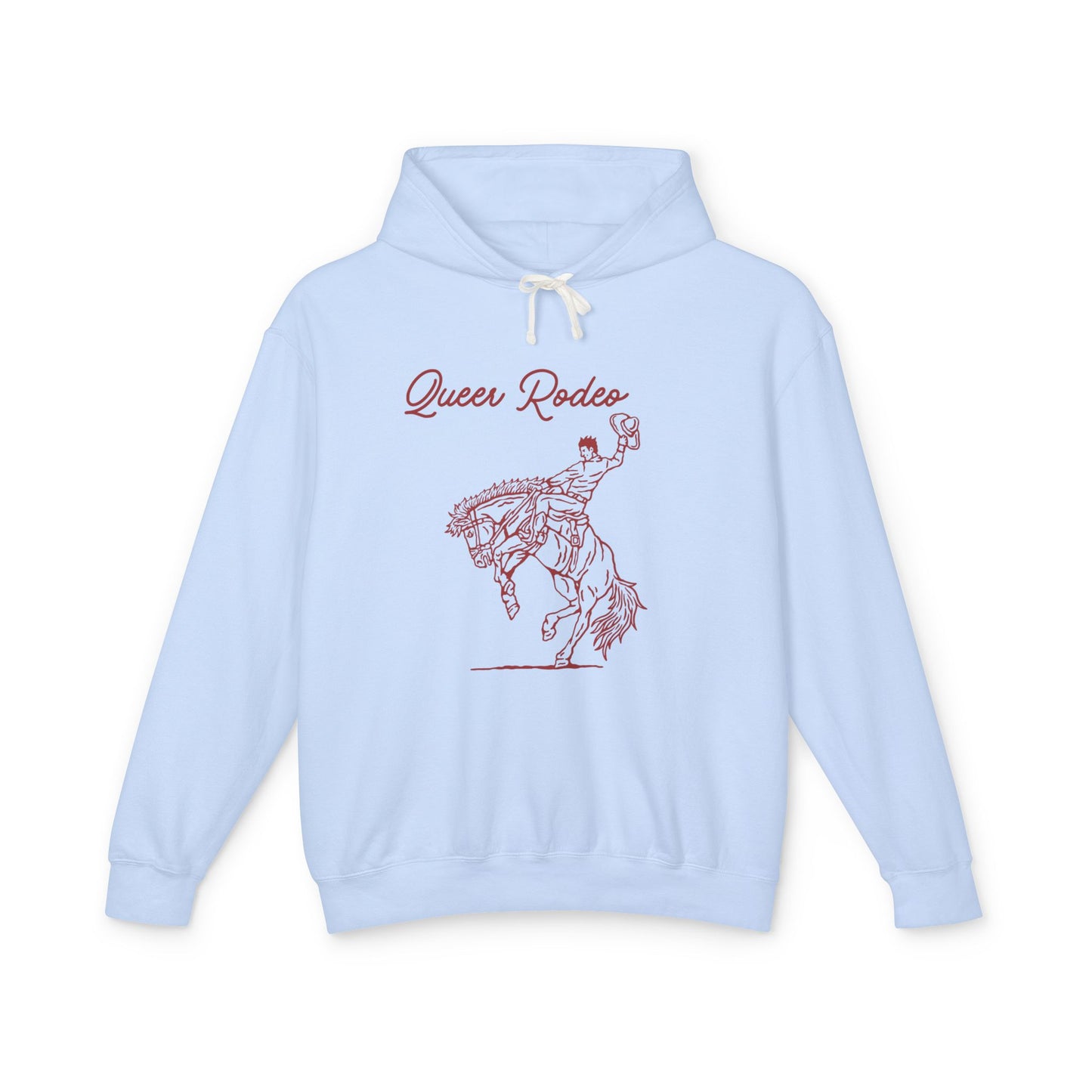 Queer Rodeo Unisex Lightweight Hooded Sweatshirt