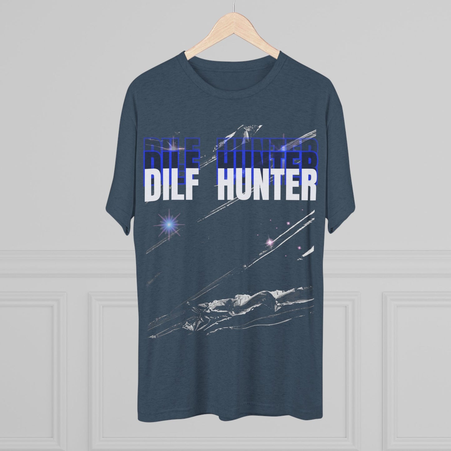 Dilf Hunter Unisex Tri-Blend Crew Tee