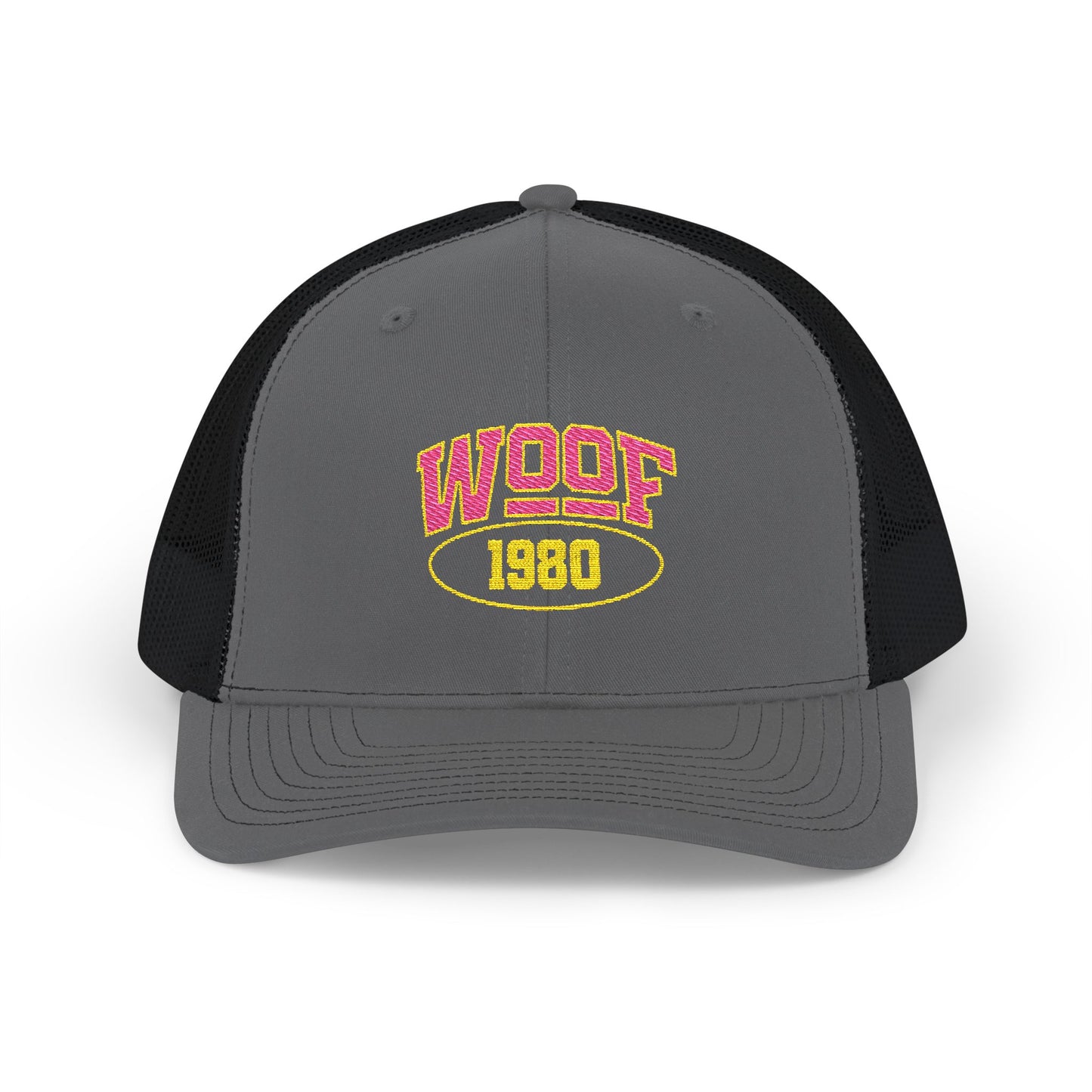 Woof 1980 Snapback Trucker Cap (Embroidery)