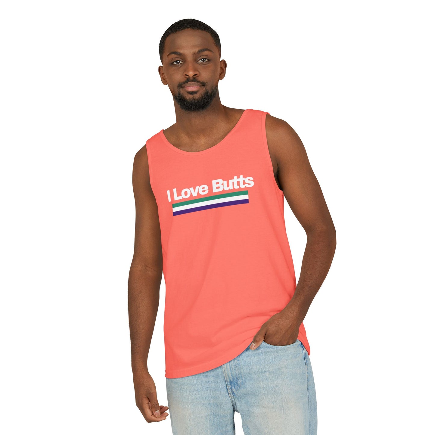 Butts Unisex Garment-Dyed Tank Top