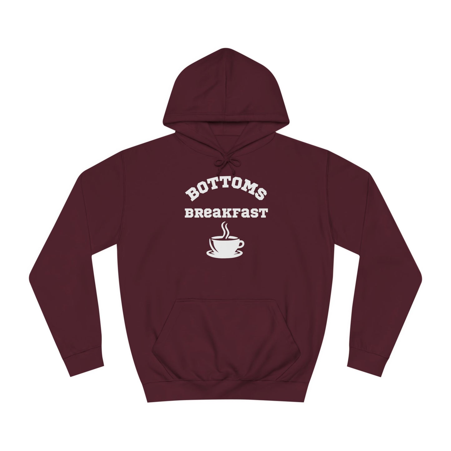 Bottoms Breakfast College Hoodie