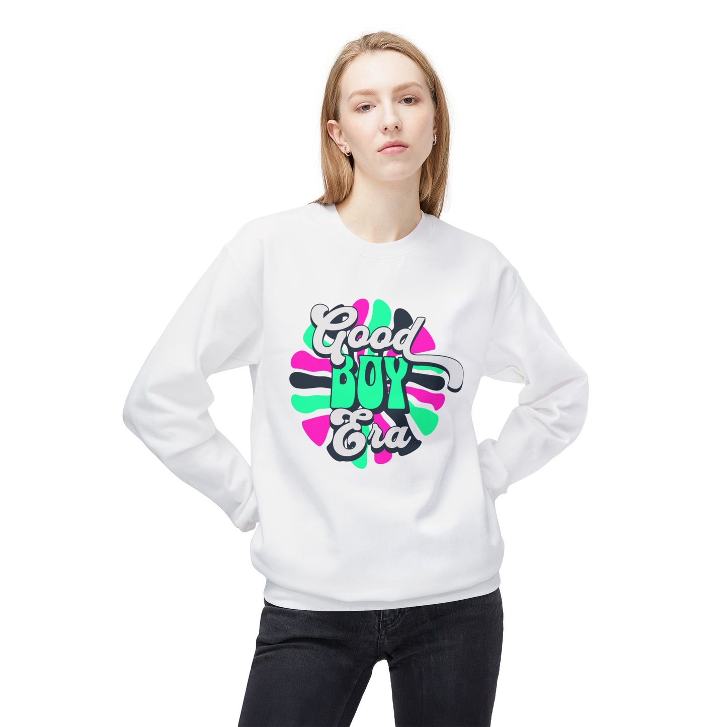 Good Boy Era Unisex Midweight Softstyle Fleece Crewneck Sweatshirt