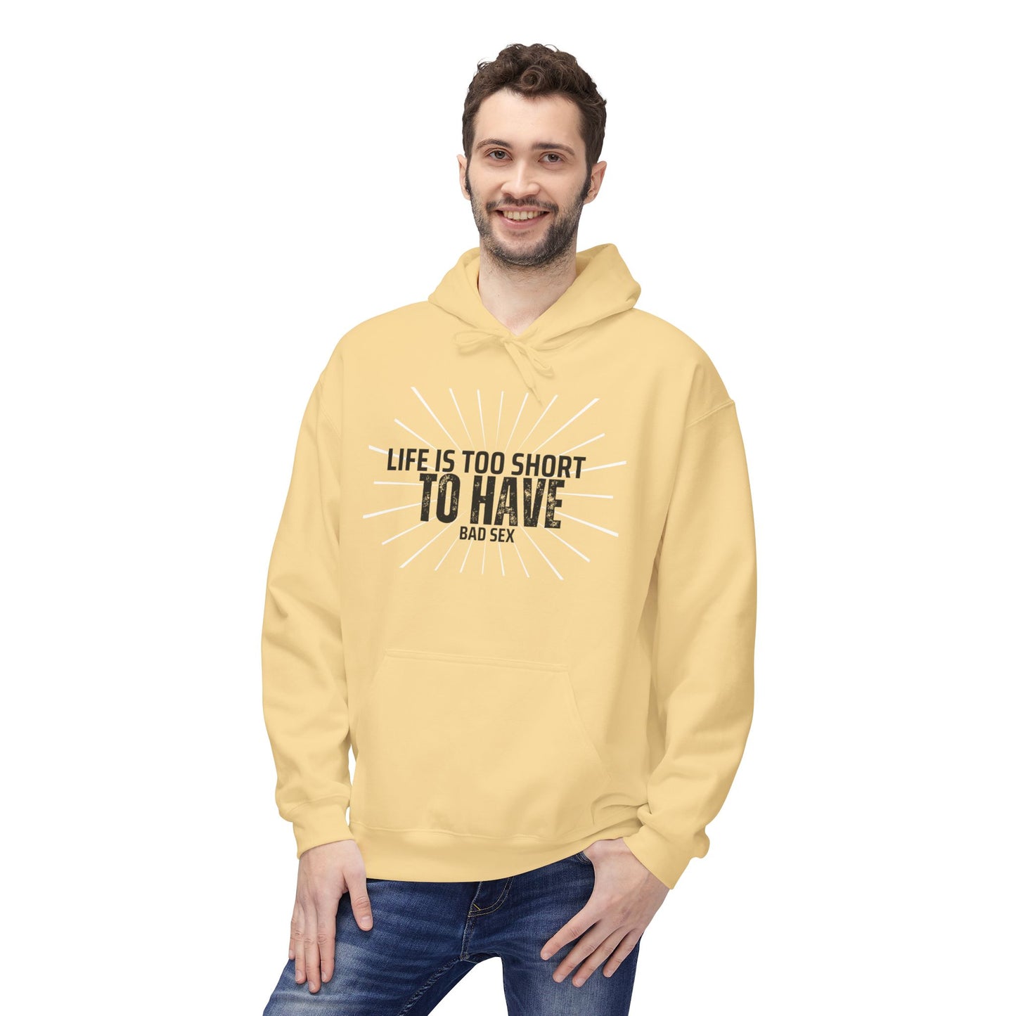 Life is too short Unisex Midweight Softstyle Fleece Hoodie