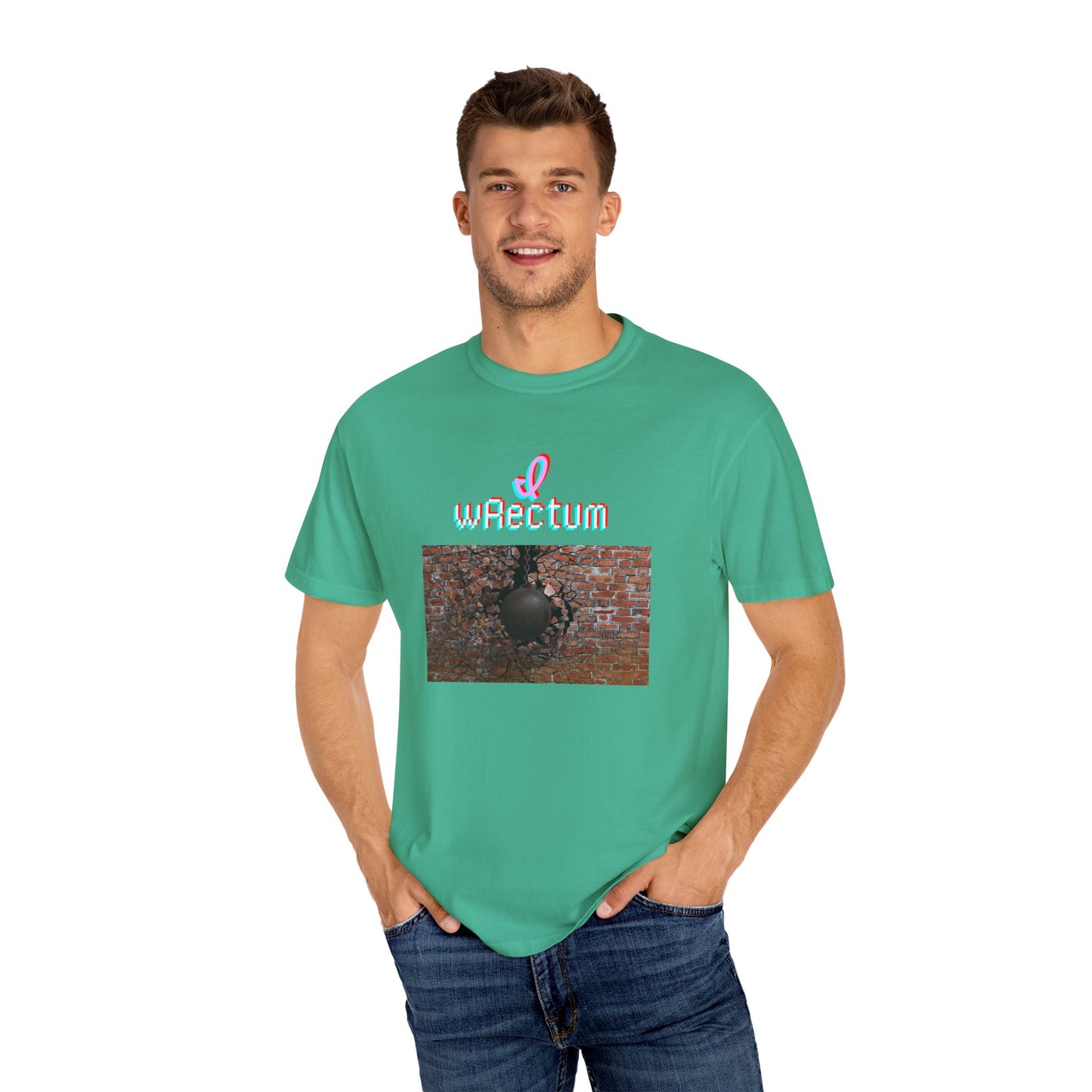 I Wrectum Unisex Garment-Dyed T-shirt