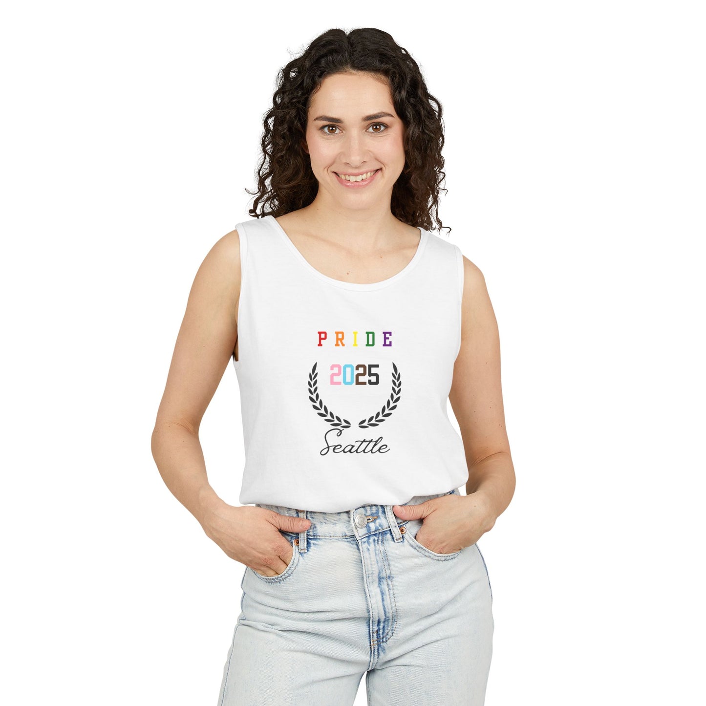 Seattle Pride Unisex Garment-Dyed Tank Top