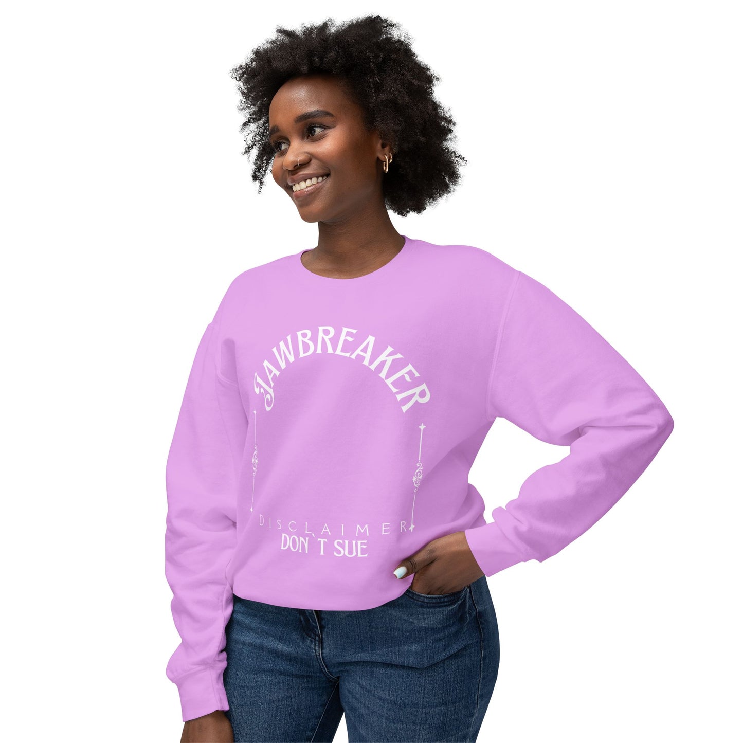 Jawbreaker Unisex Lightweight Crewneck Sweatshirt