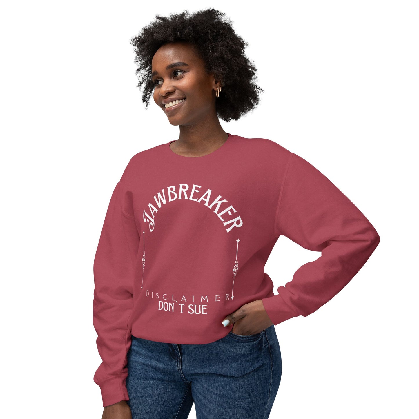 Jawbreaker Unisex Lightweight Crewneck Sweatshirt