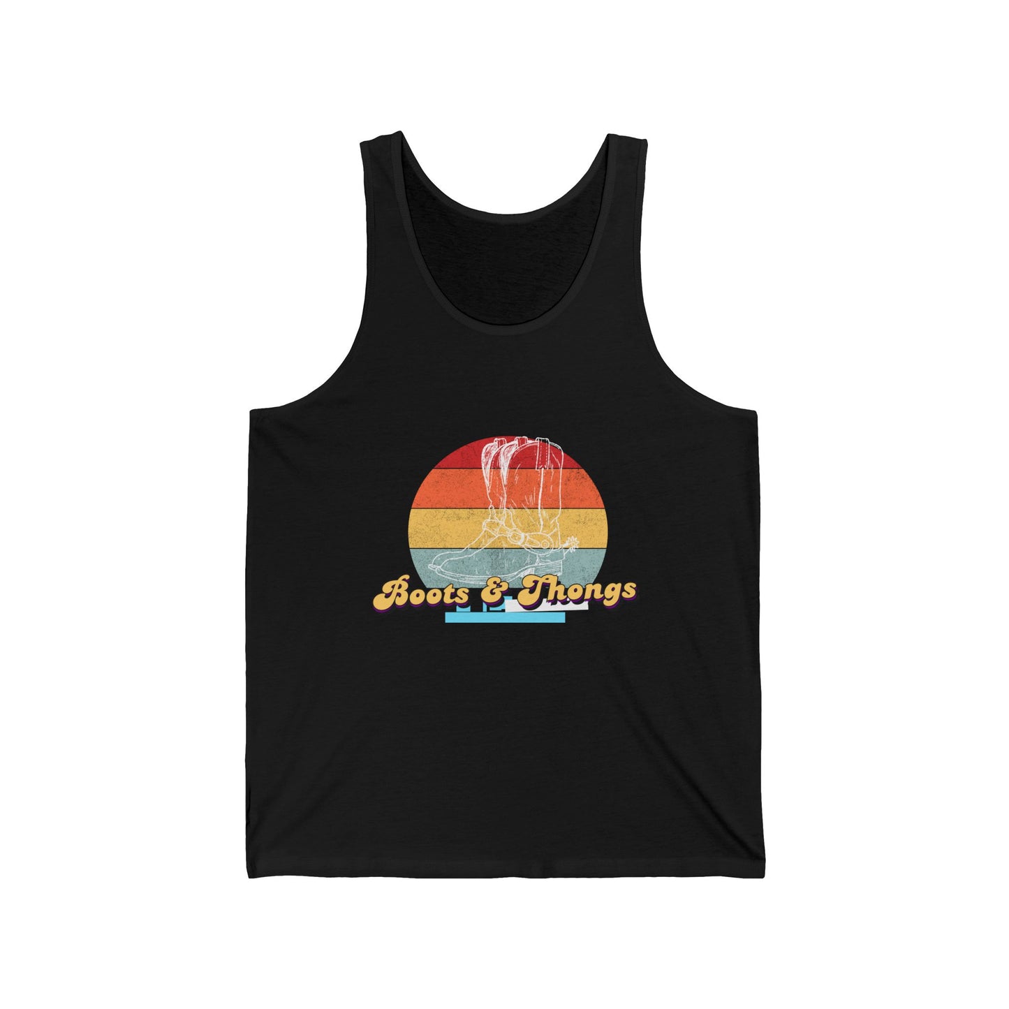 Boots & Thongs Unisex Jersey Tank