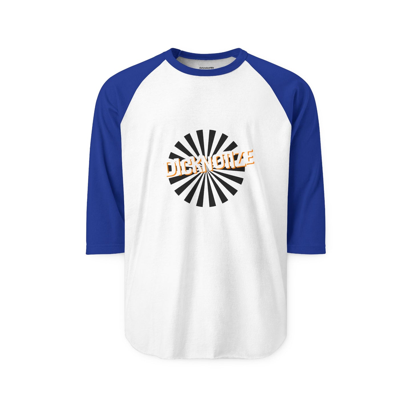 Dicknotize Unisex Three-Quarter Sleeve Raglan Shirt