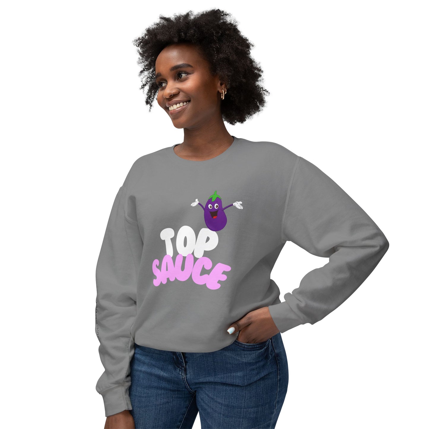 Top Sauce Unisex Lightweight Crewneck Sweatshirt