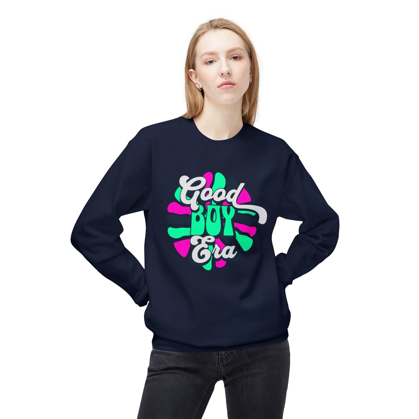 Good Boy Era Unisex Midweight Softstyle Fleece Crewneck Sweatshirt