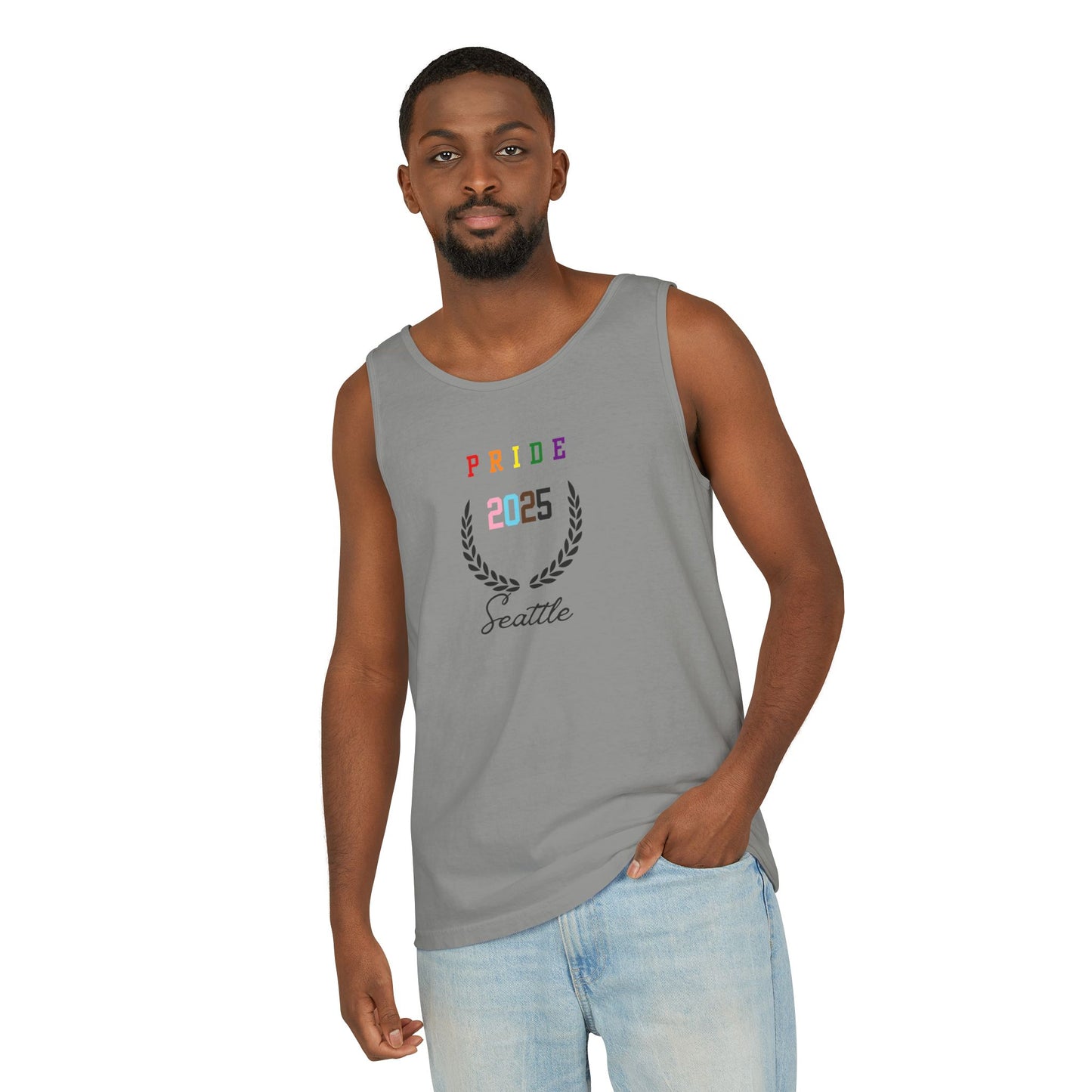 Seattle Pride Unisex Garment-Dyed Tank Top