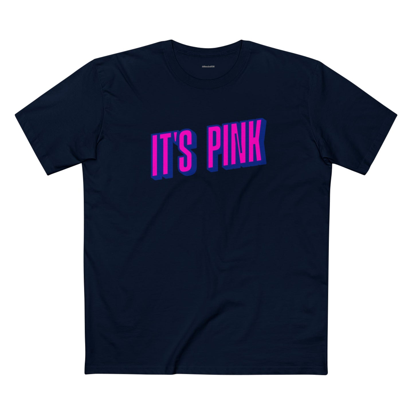 It`s Pink Adult Staple Tee