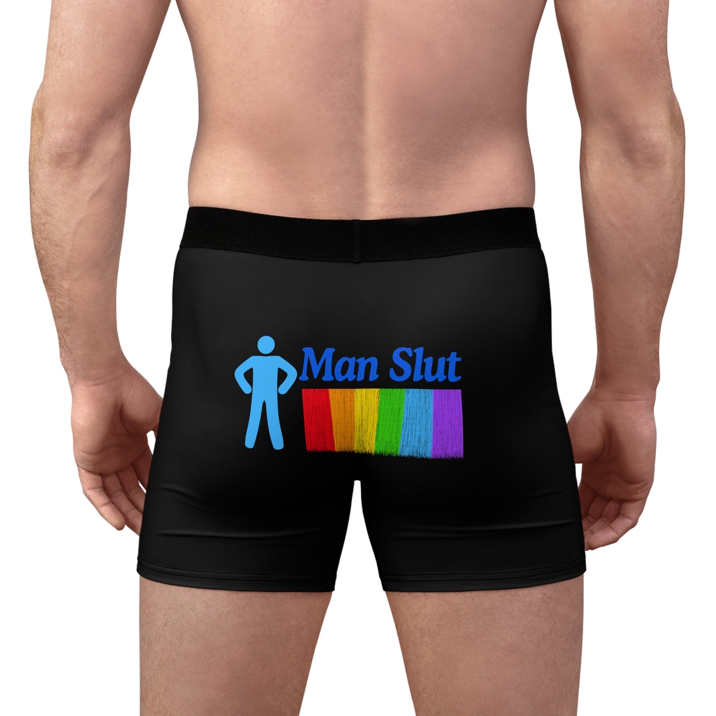 Man Slut Men's Boxer Briefs (AOP)