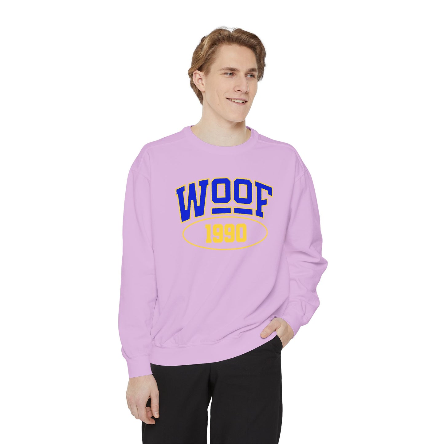 Woof 1990 Unisex Garment-Dyed Sweatshirt