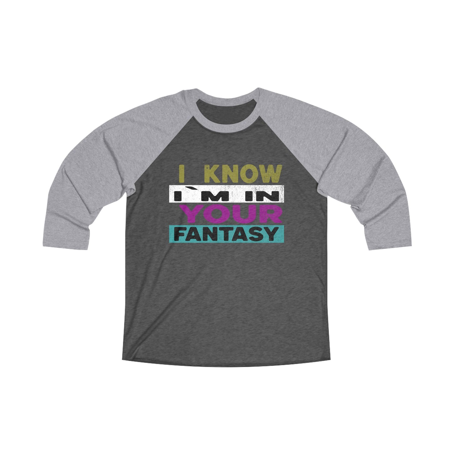 Fantasy Unisex Tri-Blend 3\4 Raglan Tee